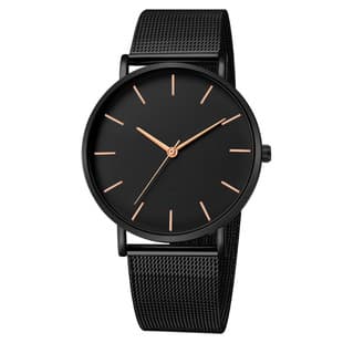 Manufacturer Wholesale Foreign Trade Hot Selling European and American Simple Fashion Men's Watch Men's Watch Mesh Belt Steel Belt Quartz Watch