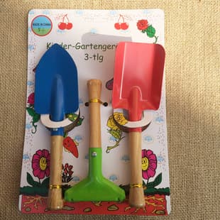Children's mini garden tools, gardening tools children's three-piece shovel rake spade garden flower cultivation