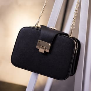 2024 New Women's Korean Style Cross-Body Fashion Women's Bag Shoulder Bag Crossbody Bag Mobile Phone Small Bag Chain Small Square Bag