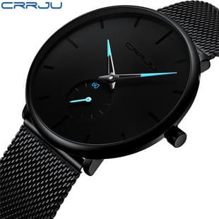 Crrju/Kajun 2150 New Men's Watch Hot Selling Casual Personalized Watch Fashionable Popular Student Watch Live Broadcast
