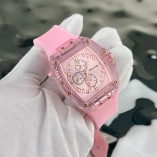 Transparent square light luxury new watch casual niche cross-border popular Chade quartz watch personalized wine barrel-shaped watch