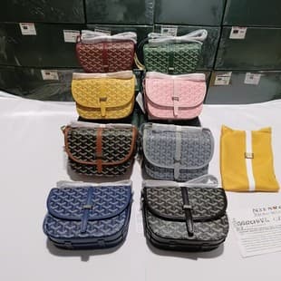 Goyard Goya Dog Tooth Bag Saddle Bag Camera Bag Unisex Messenger Bag Single Shoulder Crossbody Printed Women's Bag