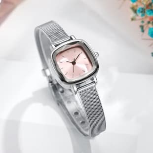 French Niche Watch for Female Students, Korean Version, Simple Ins Style, Girly Preppy Style, Retro Hong Kong Style Ins Same Style