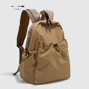 Travel Lightweight Men's Backpack New Korean Style Casual Waterproof Backpack Female High School Student Large Capacity Travel Schoolbag