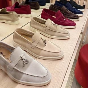 Top Version Genuine Leather Loafers for Women 2025 New Style Soft Sole Flat Casual Slip-On Shoes Moccasins
