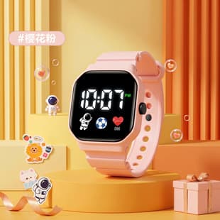 Astronaut Led Tech-Inspired Watch for Male and Female Students, Student Party Ins-Style High-Appearance Simple Fashion Waterproof Watch