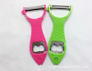 Melon Planer Creative Plastic Fish-shaped Fruit Peeling Knife Peeler Kitchen Gadgets Manufacturer Supply Melon Planer