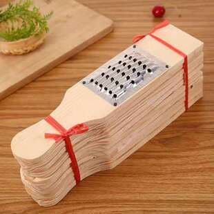 Wooden radish grater small size radish grater stainless steel grater with wooden handle Yiwu 2 yuan daily necessities wholesale