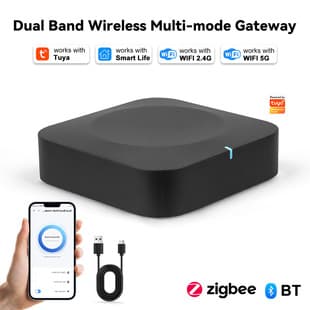 Zigbee Tuya Smart Multi-Mode Gateway Multi-Functional Whole House Smart Home App Control Center Bluetooth Gateway