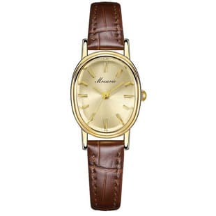 New ins women's high-end stylish wristwatch, simple and niche, with a sophisticated oval quartz egg-shaped design. Women's watch