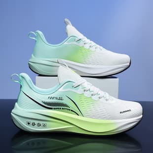 New Professional Marathon Running Shoes with Carbon Plate, Shock-Absorbing, Lightweight Sports Shoes for Men, Teenagers, and Students for Physical Testing and Racing