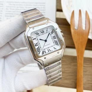 Santos Watch Dumont Roma Series Fully Automatic Non-Mechanical Quartz Watch Couple's Model Fashion Cross-Border Wholesale