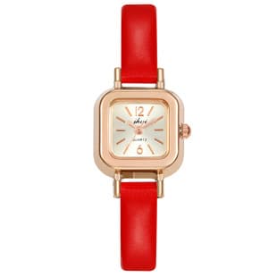 Square Girls Watch Watch Thin Strap Watch Korean Version Mini Women's Watch Simple Student Casual Retro Watch Women