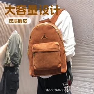 Cross-Border Trendy Brand Backpack for Women Aj23 Checkerboard Casual Backpack Stitching Contrasting Color Middle School Student School Bag for Men