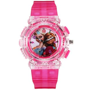 Frozen Quartz Watch Cross-Border Watch Wholesale Luminous Watch Girls Cartoon Watch for Primary and Secondary School Students