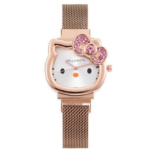 New Cute Cartoon Watch Kidsren's Watch Magnet Strap Kt Cat Boy Girl Student Watch Cross-Border Export