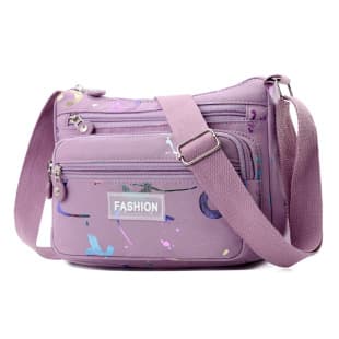 Japanese and Korean New Arrival All-Match Printed Lightweight Cloth Bag Women's Mini Small Bag Hand Carrying Middle-Aged Mother Bag Canvas Crossbody Bag