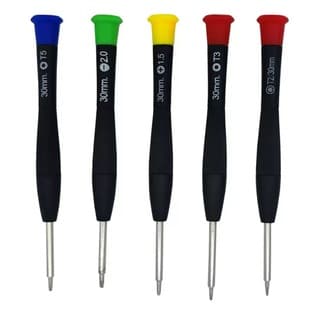 Disassembly, Repair, and Delivery Tools: 0.8 Five-Star Star-Shaped T2T3T4T5T6 Small Screwdriver, 1.5 Phillips Screwdriver for Glasses