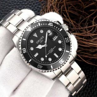 A generation of hair manufacturers straight hair men's watch fashion waterproof luminous durable steel band fashion men's watch