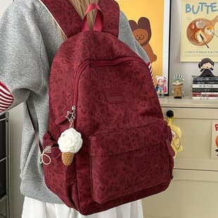 Student Schoolbags, High-Looking Korean-Style Backpacks for Junior High School Students and High School Students, Lightweight Large-Capacity Backpacks, Lp Backpacks
