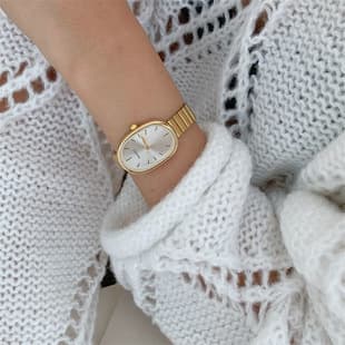 Source Factory Foreign Trade Cross-Border Small Batch Bamboo Link Watch Strap Student Women's Quartz Watch Wholesale Dropshipping