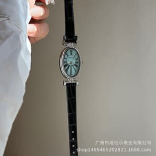 Retro Oval Roman Numeral Women's Watch, High-End, Light Luxury, Niche, Versatile Quartz Watch, Foreign Trade Wholesale
