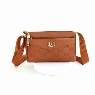 2025 Summer New Women's Shoulder Bag Middle-aged and Elderly Soft Leather Women's Bag Korean-style Litchi Pattern Stall Lightweight Crossbody Bag
