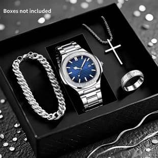 Swiss Genuine Business Men's Watches, Trendy Sports Style, Luminous Hands, Steel Band, Non-Mechanical Quartz Watch Wholesale