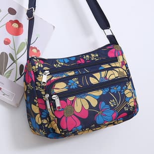 Cross-border Crossbody Bag Women's Small Bag Casual All-match Sports Travel Shoulder Bag 2024 New Korean-style Oxford Cloth Sail