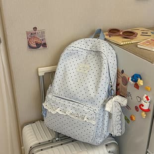 Niche High-Aesthetic Design Lace Backpack for Elementary School Girls, 2026 New Model, Large Capacity Versatile Backpack