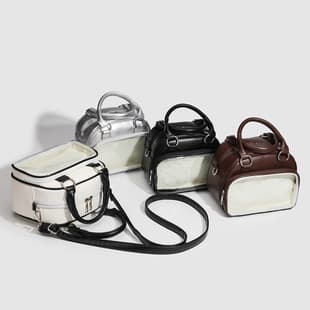 Trendy and Versatile Cute Xiaohongshu-Style Bowling Ball Crossbody Backpack