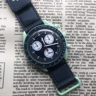 Cross-border Explosions Moon Mercury Joint Planet Space Watch Chronograph Six-Pin Quartz Watch Hot Worldwide