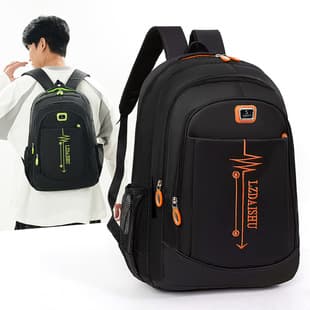 New Style Simple Letter-Printed Large-Capacity Multi-Functional Backpack for Middle and High School Students, Short-Distance Travel Backpack