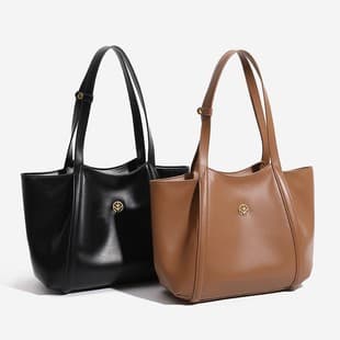 Star Same Style Large Capacity Tote Bag Simple All-match Computer Bag New Style Retro Lightweight Commuter Class Bag for Women
