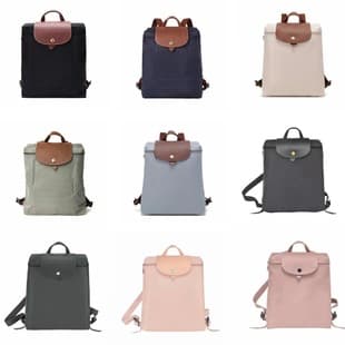 French Longchamp 70Th Anniversary Edition Nylon Waterproof Backpack Daily Commuting Backpack Large Capacity School Bag Lightweight Foldable