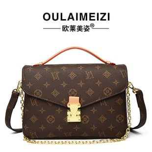 High-End Accessible Luxury Presbyopic Retro Satchel Women's Small Square Bag 2025 New Presbyopic K-Shaped Single Shoulder Crossbody Women's Bag
