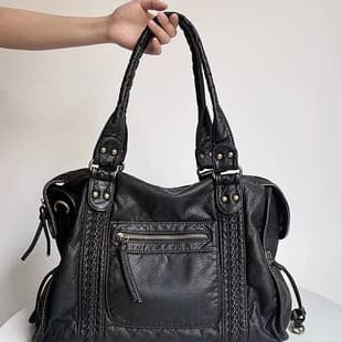 Hot-Selling Simple Large-Capacity Practical Tote Bag for Women, Washable Commuter Handbag, Fashionable Shoulder Bag, Underarm Crossbody Bag