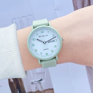 Special Watch for Examination Women's Junior Senior high school Students Junior High School Girls Luminous Time Simple Civil Servant Mute Quartz