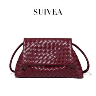 2026 New Summer Hot-Selling Woven Bag, Fashionable Women's Crossbody Messenger Bag, Large Capacity Commuter Shoulder Underarm Bag