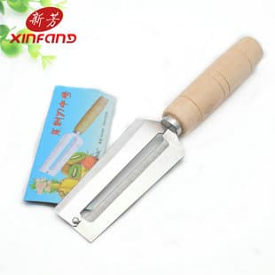 Yangjiang melon planing large medium stainless steel melon and fruit planing stainless steel wooden handle paring knife kitchen gadget