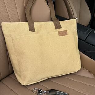 Student Class Shoulder Bag Simple Large Capacity Canvas Versatile Casual Commuting Literary Tote Bag Handbag Bag