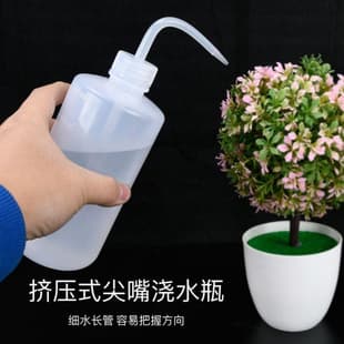 Pointed spout and curved spout watering can tool for home use, small watering can for watering flowers, indoor plants, succulents, with long spout