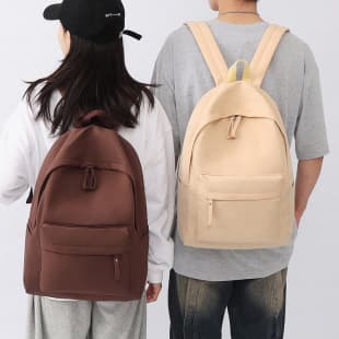 Factory Direct Sale Nylon Solid Color Backpack for Men, Student Model, 13inch Computer Compartment, Women's 2026 New Model