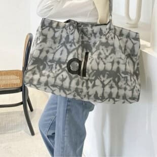 Cross-border yoga fitness bag, canvas bag, large-capacity shopping bag, handbag, niche minimalist single-shoulder outdoor tote bag