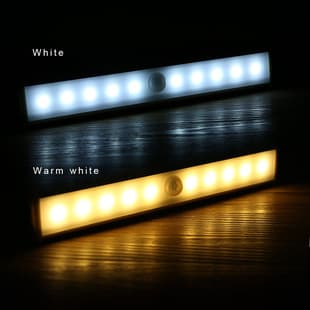 Foreign Trade Human Body Sensor Cabinet Light Smart Home Wardrobe Light Portable Car Light Bedroom Cabinet Light Sensor Light