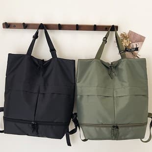 Cross-Border Wholesale U Family Same Style Men's and Women's Large-Capacity Waterproof Nylon Handbag Shoulder Tote Bag Backpack Backpack