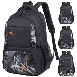 Cross-Border Foreign Trade Manufacturers Wholesale Men's and Women's Backpacks Junior High School High School College Students School Bags Casual Backpacks Large Capacity Books