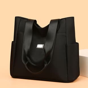 Bags for Women 2024 New Large Capacity Oxford Cloth Tote Bag Simple Commuting Multi-Pocket Shoulder Underarm Bag Wholesale