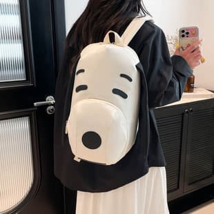 Cute Cartoon Puppy Girl Backpack, Fashionable Niche Casual Versatile Student School Bag, Computer Bag, Shopping Backpack