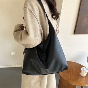 Retro 2026 Commuter Bag for Women, Tote Bag, Lazy Style, Large Capacity, Elegant, Fashionable, Versatile Handbag, Shoulder Bag